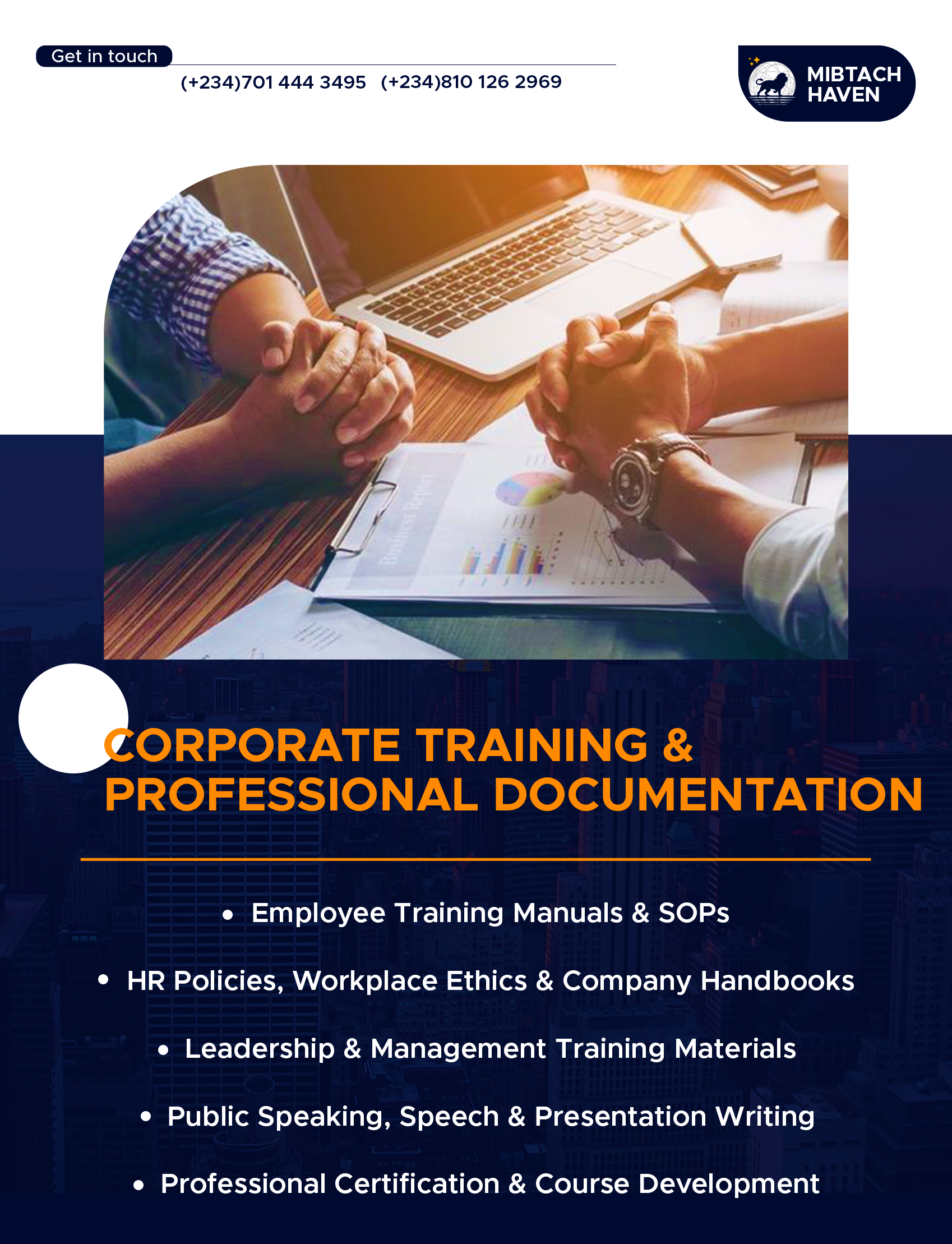 Corporate Training & Professional Documentation