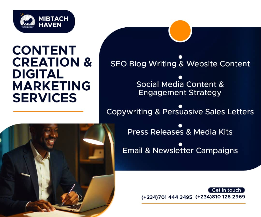 Content Creation & Digital Marketing Services